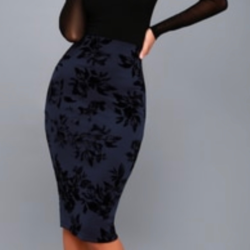Midi Pencil Skirt